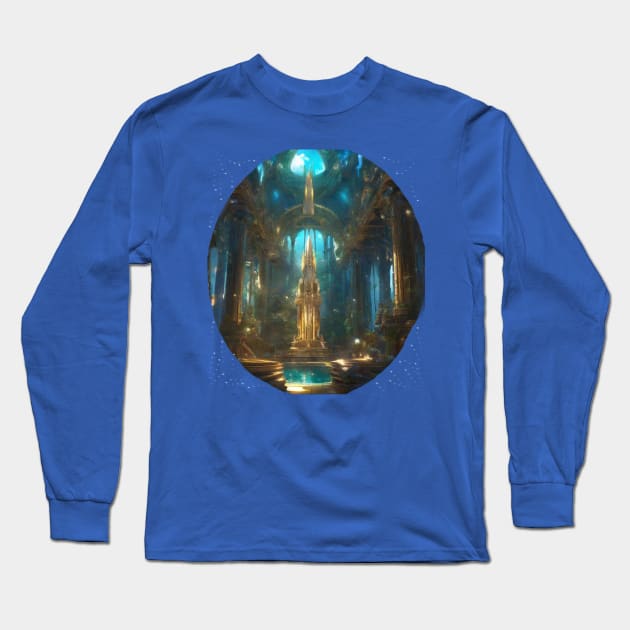 Surreal Atlantis Long Sleeve T-Shirt by sailorsam1805